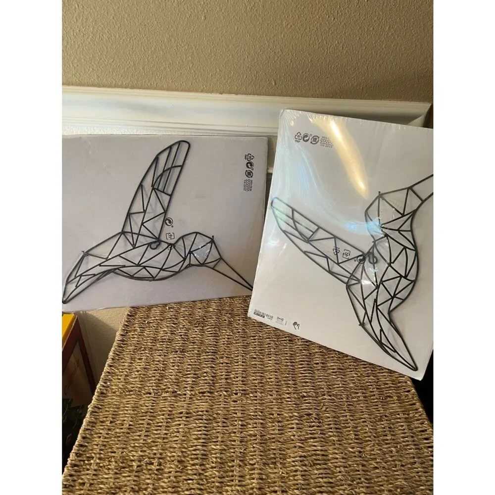 IKEA Humming Bird Metal Wall Art x 2